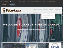 Tablet Screenshot of nortop.ca